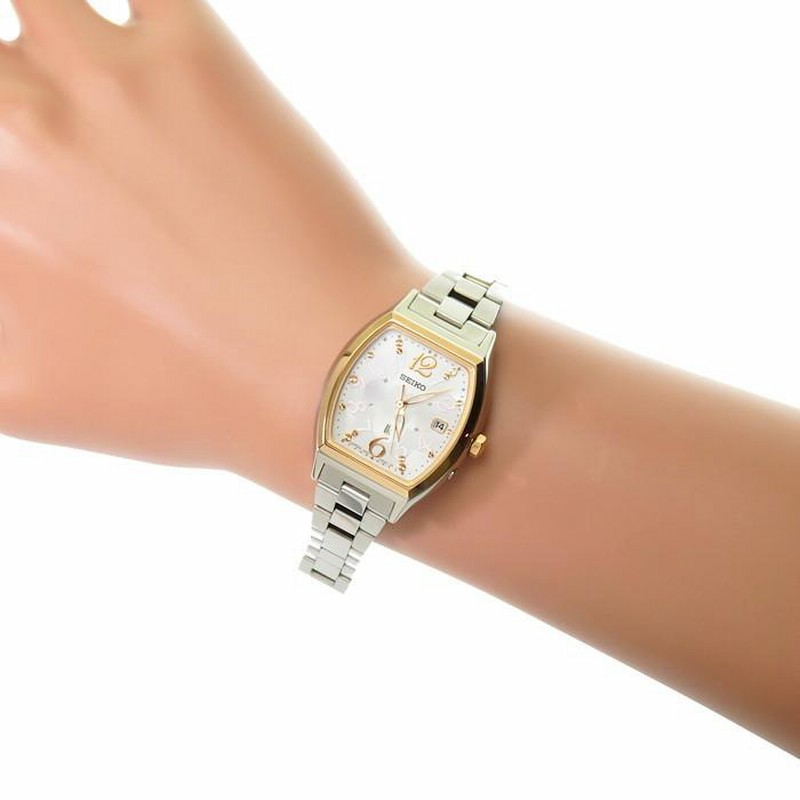 SEIKO/セイコー ルキア 1B22-0BT0(SSQW020) 腕時計 チタン/GP ソーラー 