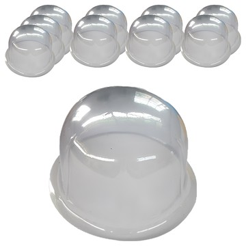 Market Plan 軟帽支撐定型帽托 帽子收納神器 透明材質 防變形  10個  單一顏色