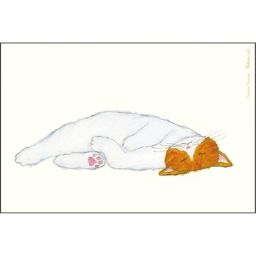 🌙【YXJ】米津祐介 明信片｜慵懶貓｜🇯🇵 日本進口｜療癒插畫