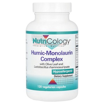 Nutricology, 腐殖月桂酸甘油酯複合物，120 粒素食膠囊