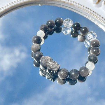 男友設計開運水晶手鍊設計款   避邪招財情侶  生日情人升職禮物