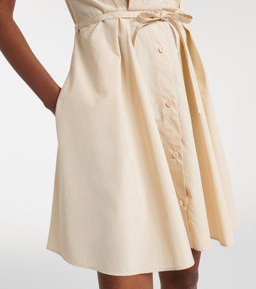 Loewe Paula's Ibiza Anagram cotton poplin shirt dress