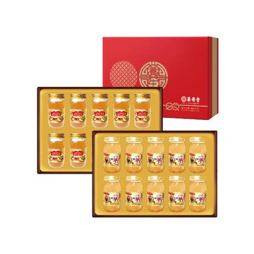 【華齊堂】元氣雙蔘飲&蜂王乳燕窩晶露禮盒超值組(1+1)