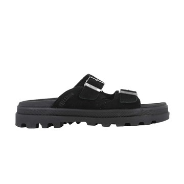 Palladium DUNELITE RIVIERA SDE~BLACK 男/女 麂皮拖鞋-74455008