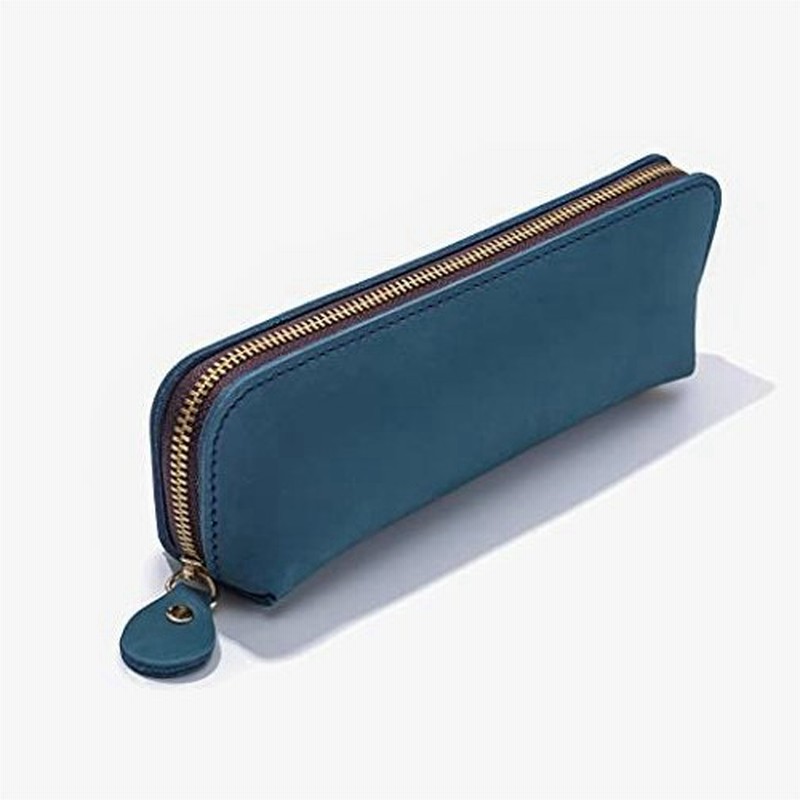 Collasaro コラサロ ペンケース 革 筆箱 レザー おしゃれ スリム シンプル 革職人設計 手作り プレゼント 藍鉄色 通販 Lineポイント最大0 5 Get Lineショッピング