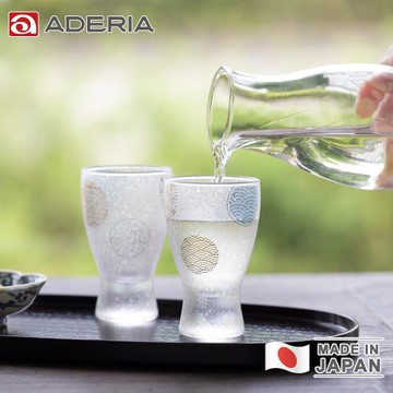 ADERIA 日本製 吉祥丸紋酒杯/清酒杯對杯組100ml