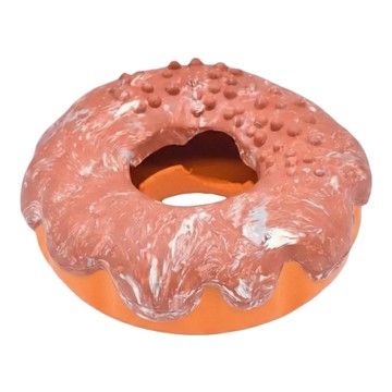 Petopia 拍拖皮婭 寵物天然橡膠超耐咬玩具  甜甜圈 粉色  1個  119 x 43mm