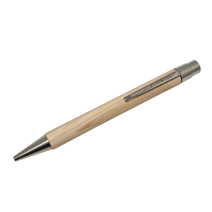 新品同様 ルイヴィトン ボールペン フォンダシオン ウッド 木製 ウッドボールペン LV ビトン　