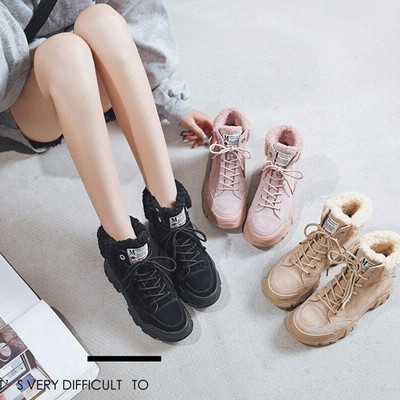 Snow ショートブーツ レディース 柔らか 滑らない スノーブーツ 防寒 ムートンブーツ 短靴 レースアップ 保温 雪用 スノー シューズ 通販 Lineポイント最大get Lineショッピング