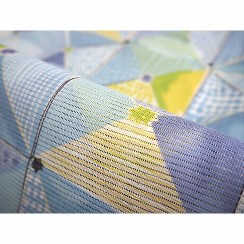 【美品】浴衣単品　紙ふうせん　空色　金子みすゞ　みすゞうた　短時間着用　モダン SOUBIEN 浴衣 レディース 単品 みすゞうた 綿 大人 レトロ