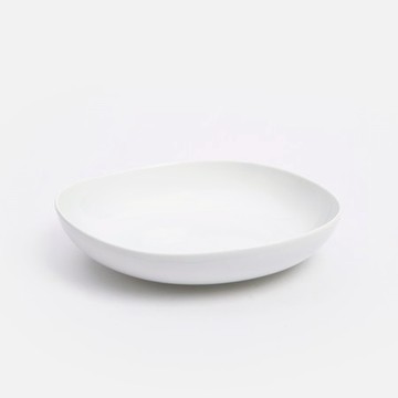 查莉輕量強化瓷深盤17.9cm 浪花青