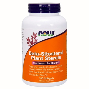 BetaSitosterol Plant Sterols 180 SOFTGELS by Now Foods
