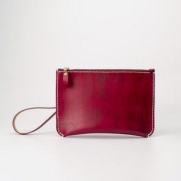 【切线派】M - arch 多功能手拿包 手缝植鞣真皮女士皮包