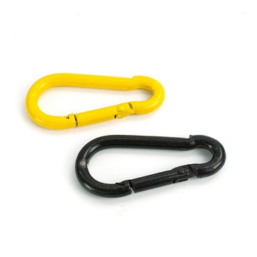 其它工具 連接器 2入 黑/黃色 鏈條勾 塑 膠鏈接頭 塑膠鏈接頭 活動扣環 小扣環 快扣工具 彈簧鉤環 快扣 彈簧扣環 B-PCC
