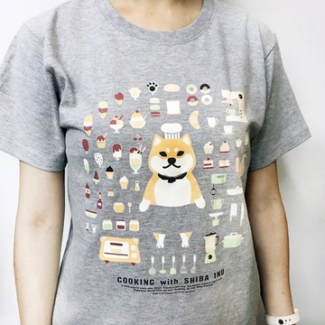 2017 新品 倉屋 小柴廚房 T恤 灰色