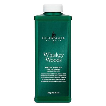 CLUBMAN 威士忌森林爽身粉 255g 散發威士忌和木質香氣 保持肌膚乾爽舒適  1瓶