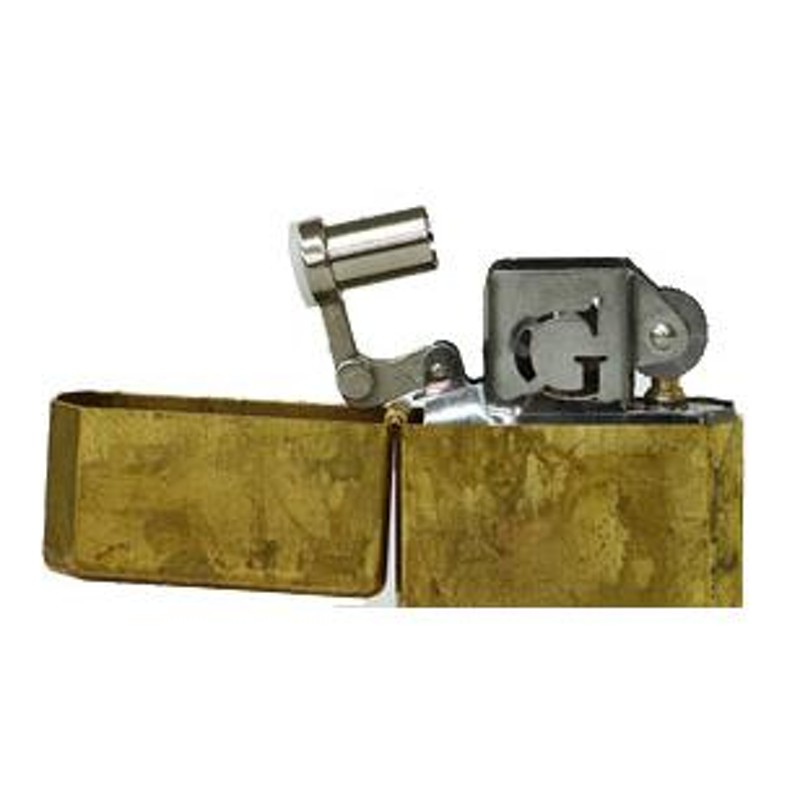 ZIPPO GEAR・TOPオイルライター A.ワイルド・ブラス ギヤトップ