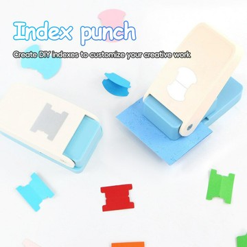 跨境热卖打孔器索引签多功能便携压花器学生DIY手账裁切压花机【遠宏-文教用品】【益三和】可開發票