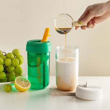 HOLOHOLO｜TONTON 吸管兩用隨行杯（450ml／6色）不含背帶