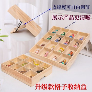 ✨小鋪嚴選✨桌上多隔間層架、創意木製收納盒、桌面隔間展示架、木質隔間收納盒