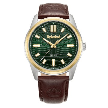 Timberland 天柏嵐 TDWGB0041206 大三針休閒腕錶 金x銀 45mm