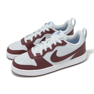 [ACS] Nike 休閒鞋 Court Borough Low Recraft GS 大童 女鞋 白 酒紅 復古 百搭 DV5456-006