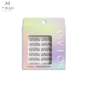 MEKO 好簡單自黏式免膠單株睫毛-上睫毛 (女團款)  I-002 / 假睫毛 單簇上睫毛 免膠假睫毛