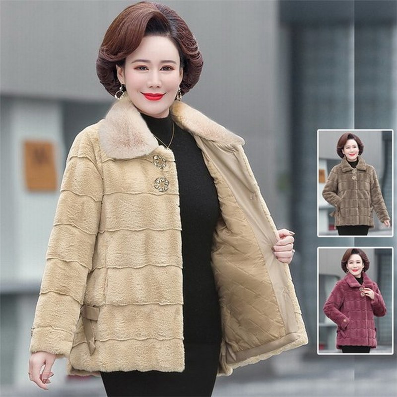 ジャケットレディース 40代50代60代 ママ服 母の日プレゼント ボアコート 防寒着 おしゃれ 大きいサイズ あたっか 通販 Lineポイント最大0 5 Get Lineショッピング