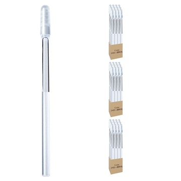 E.dot 透明黏耳棒 (大號) 樹脂合成膠+PET塑料  24支  3組