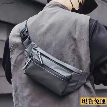🌟全場免運🌟 男士防水腰包個性胸包休閒時尚戶外運動單肩斜挎包韓版潮流騎行包