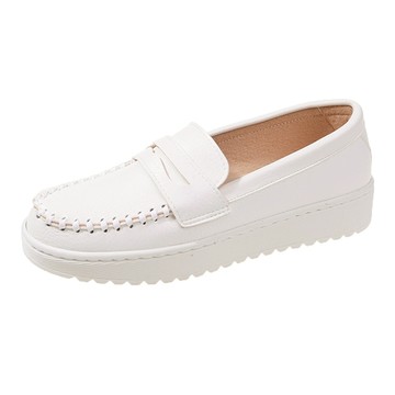 白鳥麗子 [現貨快出] 厚底鞋 訂製款 MIT 樂福鞋 娃娃鞋 小白鞋女 上班鞋