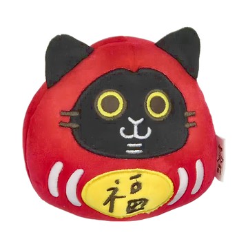 SF 翻轉玩偶 耍廢貓  11cm  達摩款 紅色  1個