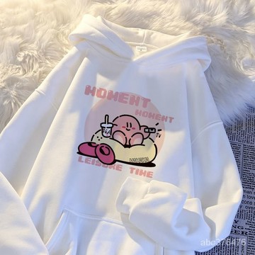 免運  帽t 卡比帽t 星之卡比 長袖衛衣 oversize 帽t 設計感上衣 卡比衣服 寬鬆帽t