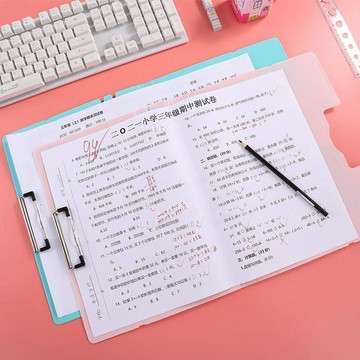 臺灣熱賣🔥🔥A3試卷夾學生收納冊用卷子初高中生分類資料考試文件夾A4考卷夾板