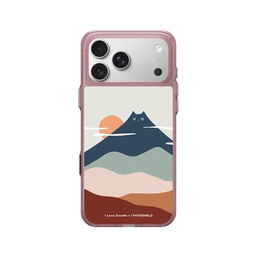 iPhone 17 Pro Max Clear (相機按鈕) 晶醺玫 - ilovedoodle (Lim Heng Swee) - Cat Landscape - Mountain 貓咪山
