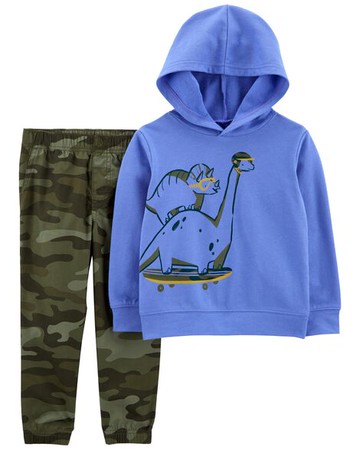 Baby 2-Piece Dinosaur Hoodie & Jogger Set