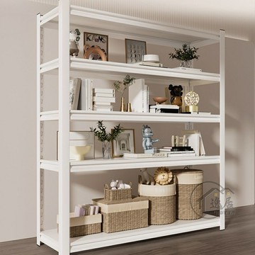 家用貨架置物架 多層倉庫貨物架 倉儲陽台超市地下室 落地全鋼儲物架