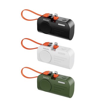 飛利浦4900mah手錶磁吸多合一Lightning行動電源/白色DLP2552V-W/綠色DLP2552V-G/黑色D
