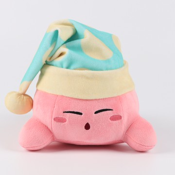 💗特惠💗新品星之卡比公仔 可愛睡帽款Kirby 毛絨玩具 公仔 女生節日禮物