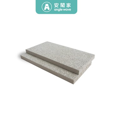 【安閣家】胖胖貓抓板 2片裝_瓦楞抓板 / 超耐抓 / 不易掉屑 / 台灣製造