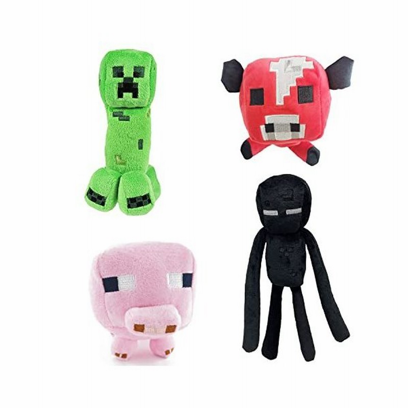 4個のゲームぬいぐるみクリーパーぬいぐるみ エンダーマンベイビーピッグベイビームーシュルームぬいぐるみゲームぬいぐるみギフト用ぬいぐるみ 並行輸入 通販 Lineポイント最大0 5 Get Lineショッピング