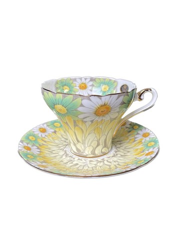 英國Aynsley 雛菊系列 骨瓷小蠻腰咖啡杯盤組150ml 4色任選