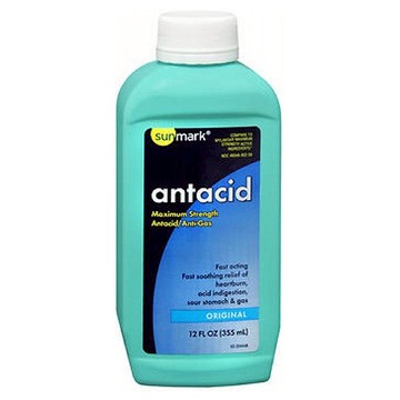 Sunmark Antacid Liquid Maximum Strength Original 12 oz by Sunmark