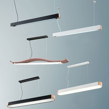 LED T8燈管 原木吊燈 H04-48-5561、5562、5563、5564、5565