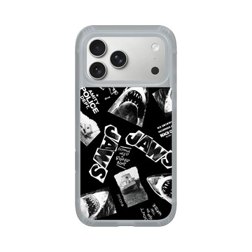 iPhone 17 Pro Max AirX 流變灰 - Jaws - 大白鯊 - 黑白圖案