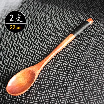 加長柄日式干飯勺網紅吃播木頭勺多用攪拌勺家用吃飯喝湯勺子