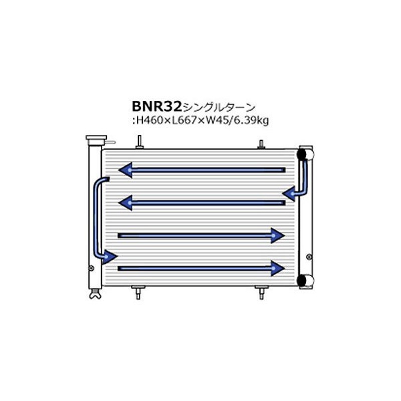  RACING RADIATOR TypeZS (レーシングラジエター タイプZS) ランサーエボリューションIV V VI CN9A CP9A MT [18854] - 2