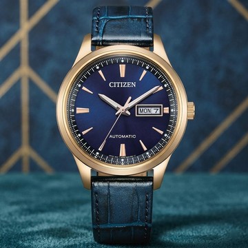 CITIZEN星辰 Mechanical系列 限定 日期機械腕錶 40mm/NY4063-01L