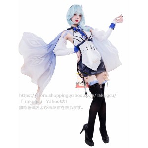 Uwowo製品】短納期 原神 コスプレ エウルア メイド服 ハロワイン