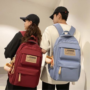 書包女韓版簡約高中生初中生小學生三到五六年級雙肩包電腦背包男